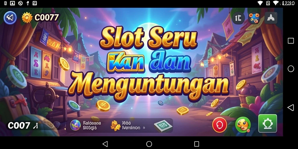 Tampilan gameplay C0077 yang menawan dan penuh warna.