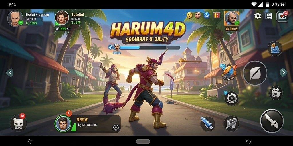 Tampilan antarmuka HARUM4D yang menarik dan mudah digunakan.