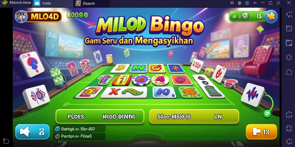 Tampilan gameplay Bingo yang seru dan menarik di MILO4D.