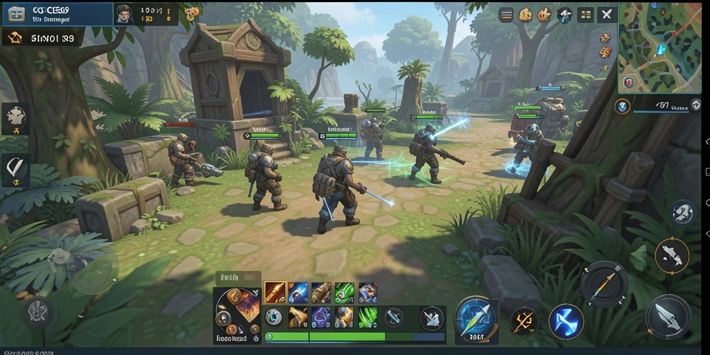 Screenshot OCE69 menampilkan suasana gameplay yang intens dan strategi yang mendalam.