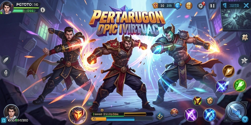 Screenshot PGTOTO menampilkan aksi pertarungan yang mendebarkan.