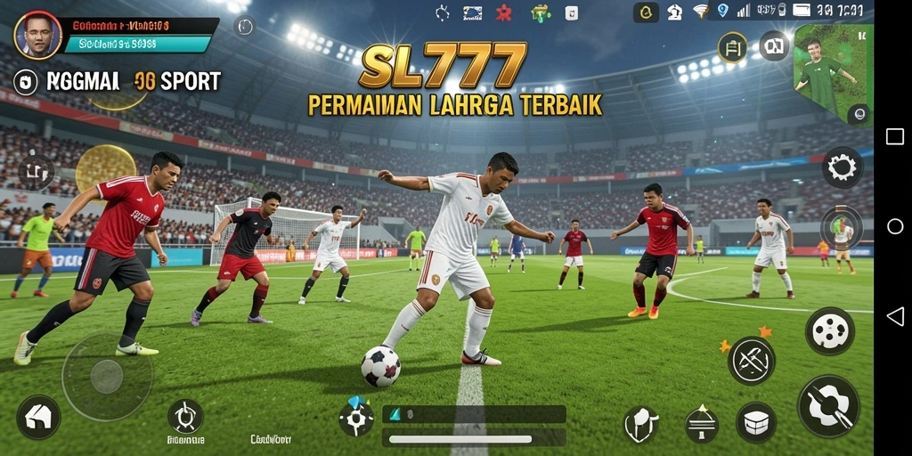 Tampilan gameplay intens dari SL777 dalam pertandingan olahraga.